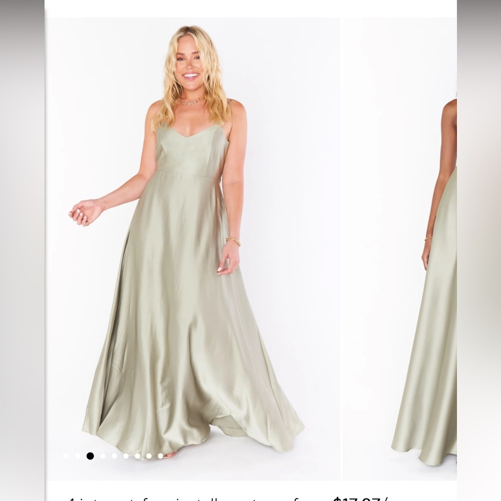 Show Me Your Mumu Faith Maxi dress Moss Green